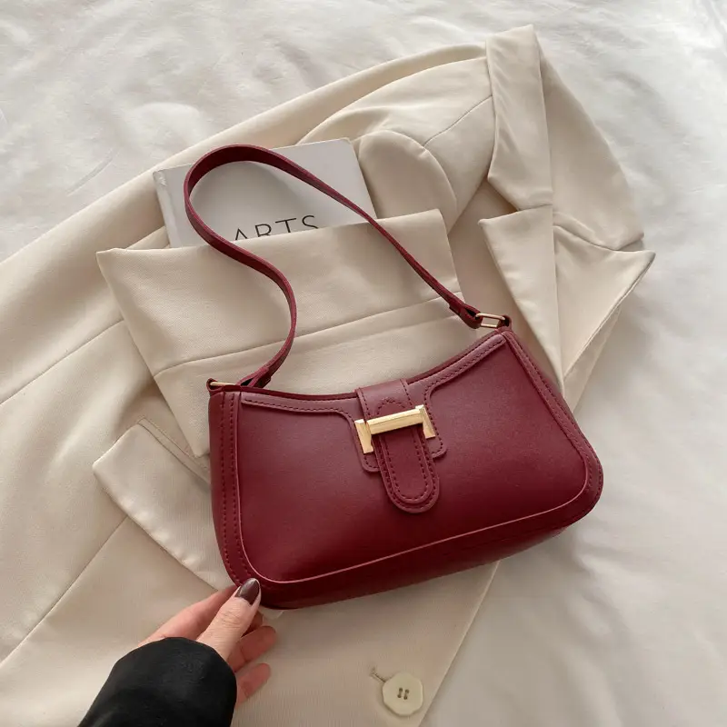 White Textured Crossbody Bag for Women 2025 Spring - Image 2