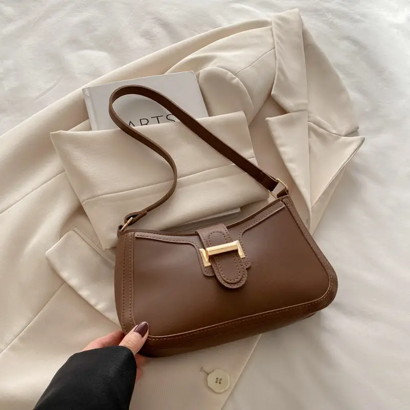 White Textured Crossbody Bag for Women 2025 Spring - Image 3