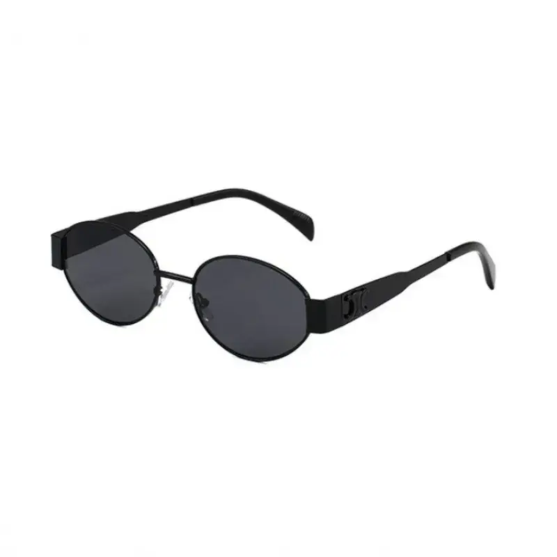 4S235 Gold Round Sunglasses for Men Women 2024 - Image 11
