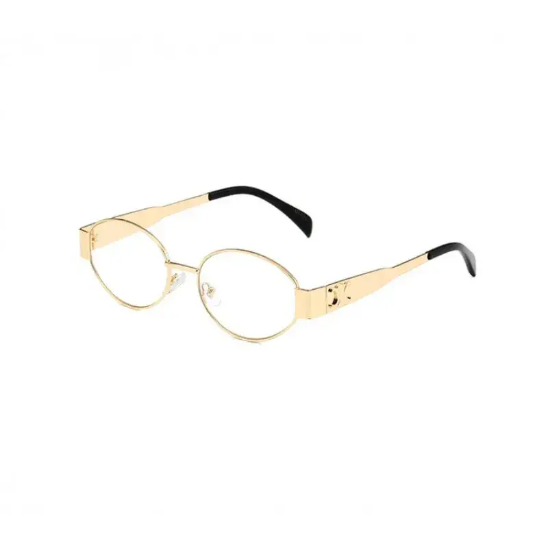 4S235 Gold Round Sunglasses for Men Women 2024 - Image 5