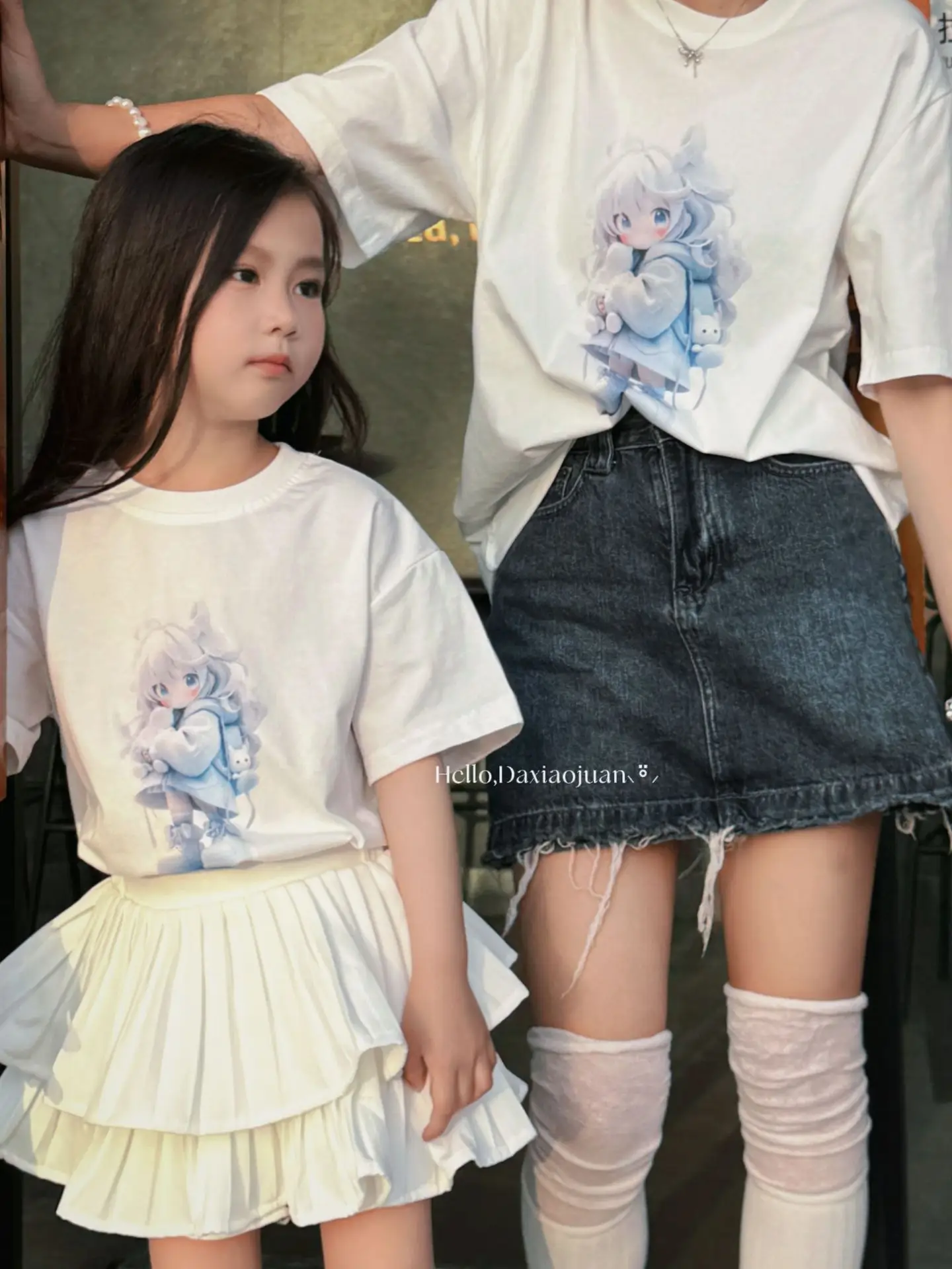 Small & Large Printed T-Shirt for Boys Girls Summer - Image 4