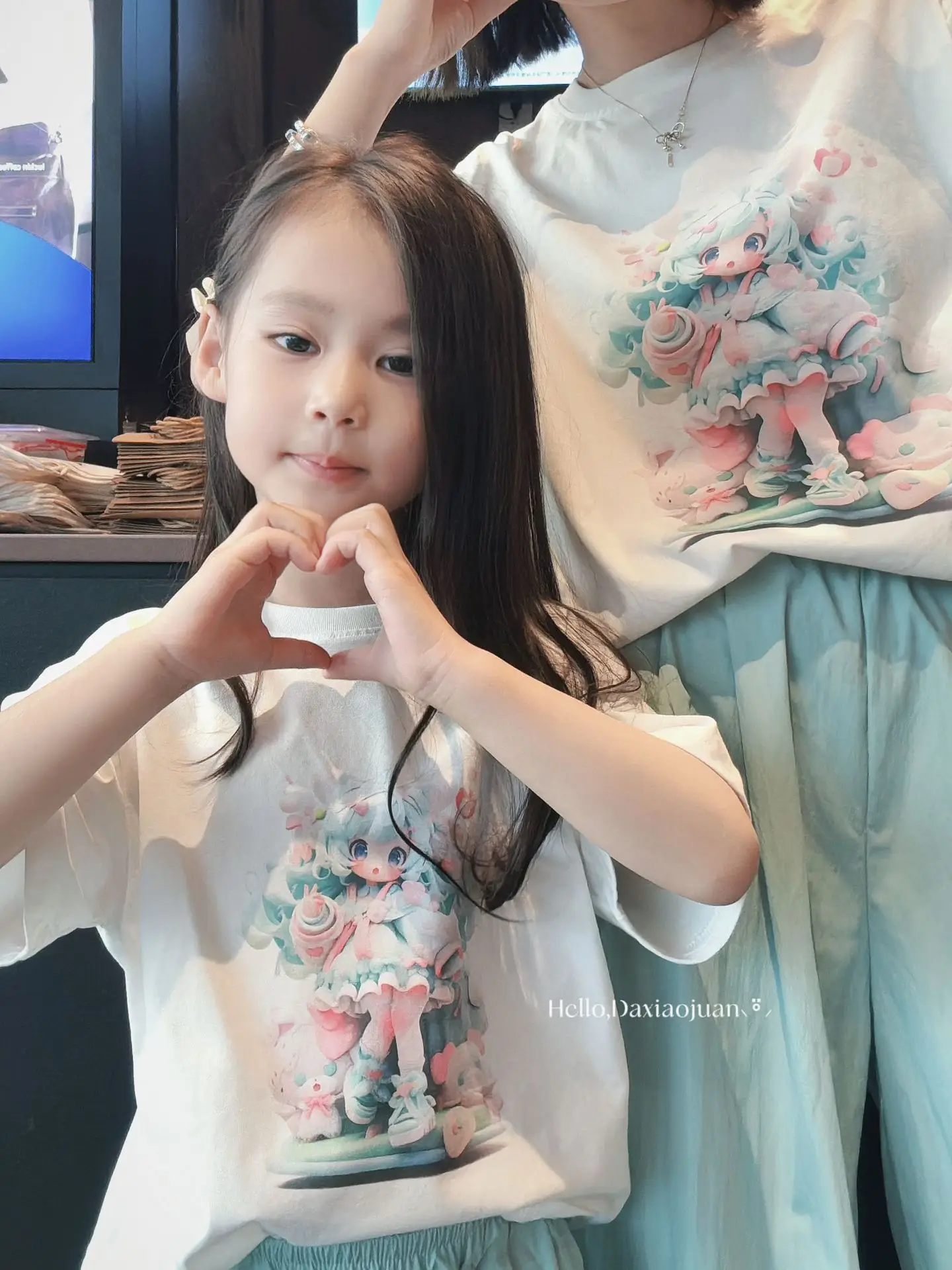 Small & Large Printed T-Shirt for Boys Girls Summer - Image 6