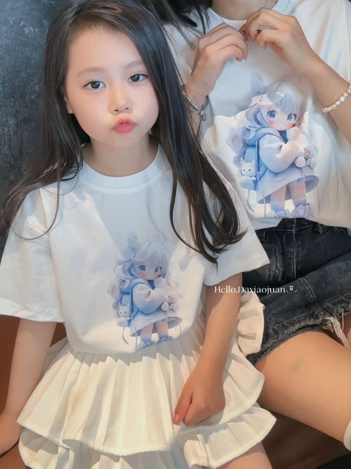 Small & Large Printed T-Shirt for Boys Girls Summer - Image 7