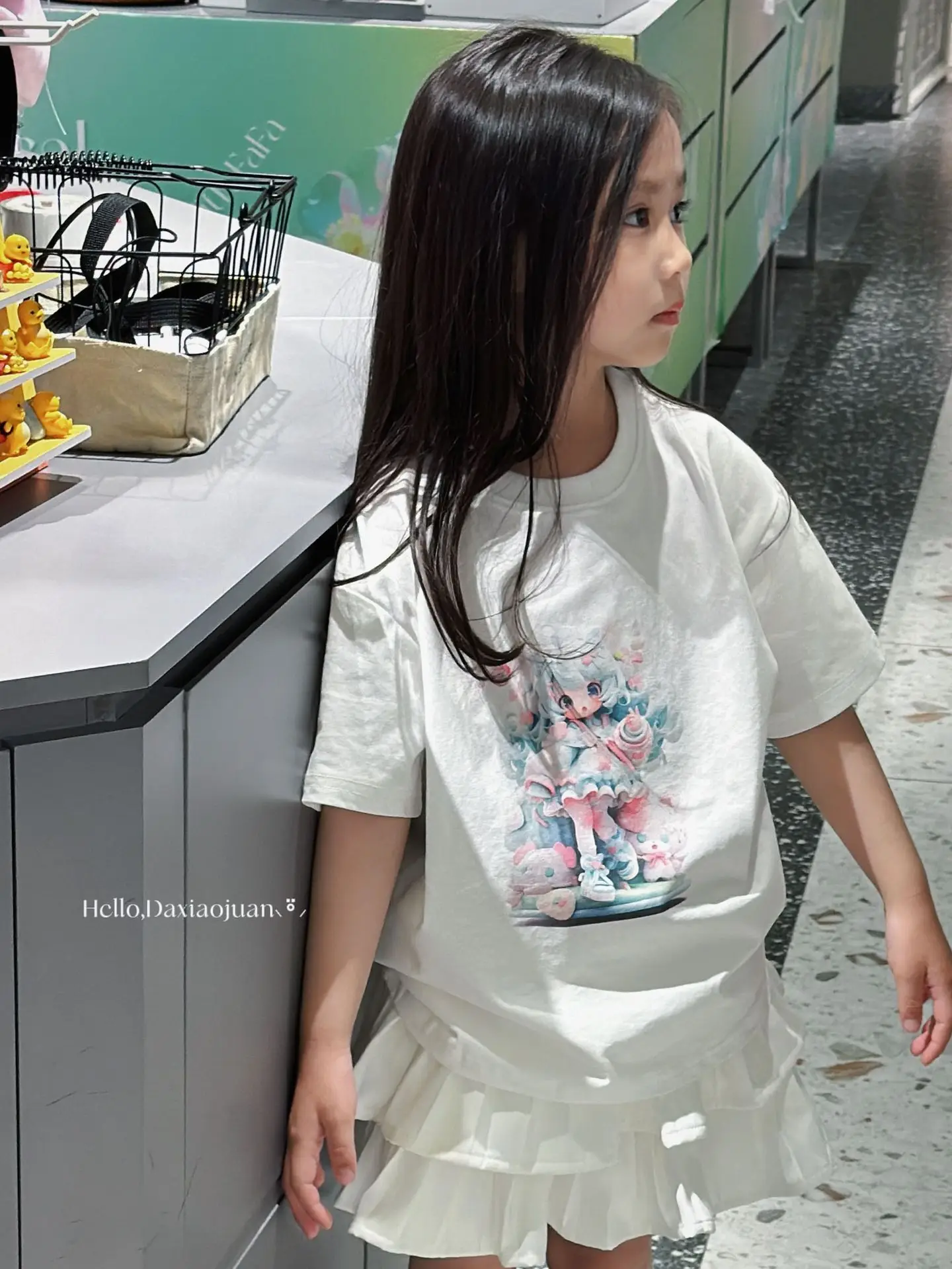 Small & Large Printed T-Shirt for Boys Girls Summer - Image 8