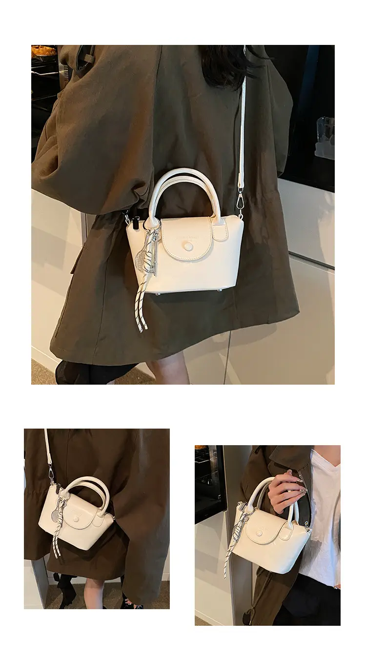 Women's Cream Korean Retro Shoulder Bag 2025 — feature 12