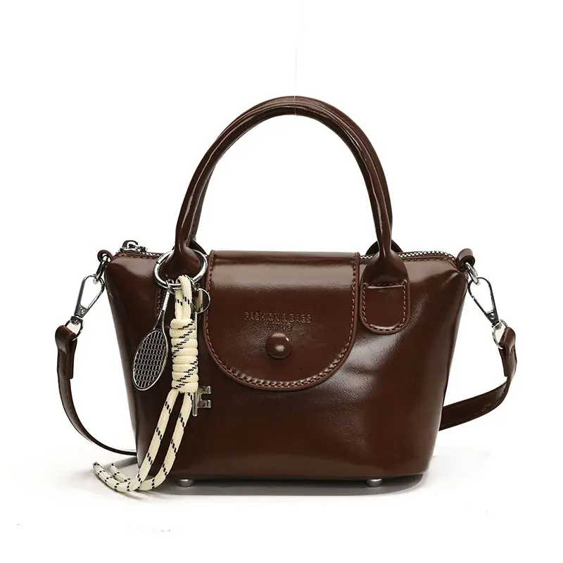 Women's Cream Korean Retro Shoulder Bag 2025 - Image 2
