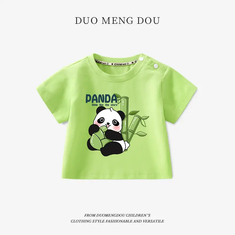 Boys T-shirt Kids Dinosaur Print Cotton Summer - Image 4