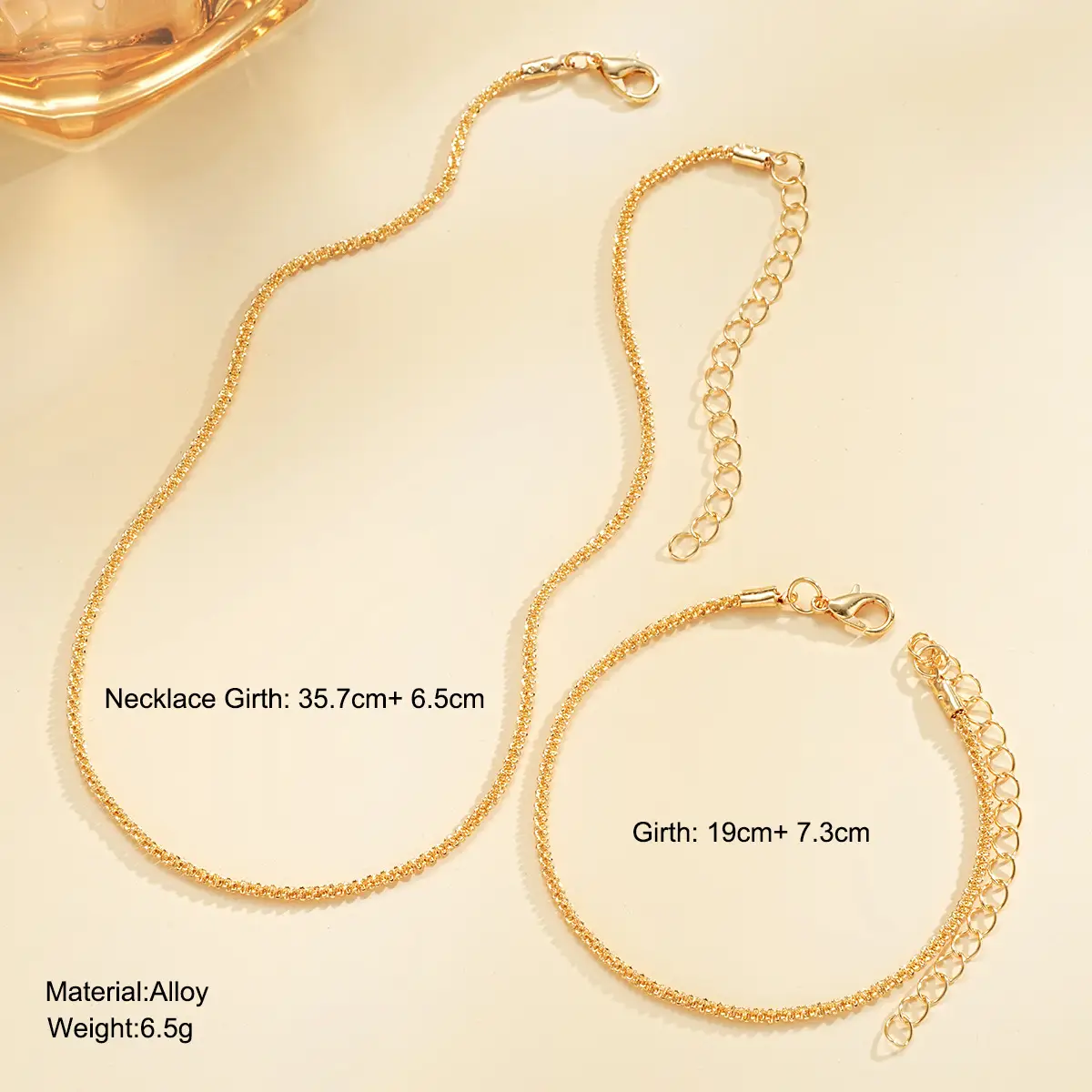 Gold Plated Chain Bracelet for Women - Image 4