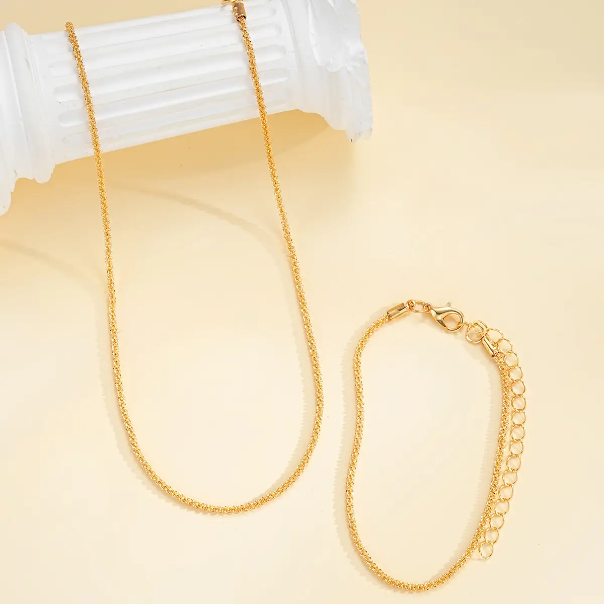 Gold Plated Chain Bracelet for Women - Image 5