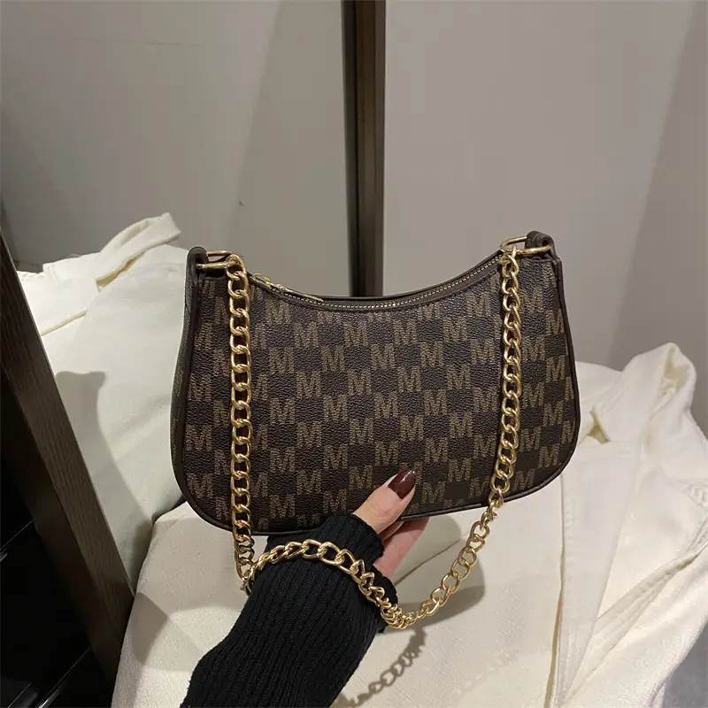Western Leopard Print Commuter Bag Women's 2025 New Fashion European and American Women's Bag Niche Design Simple Shoulder Underarm Bag luggage and leather goods - Image 2