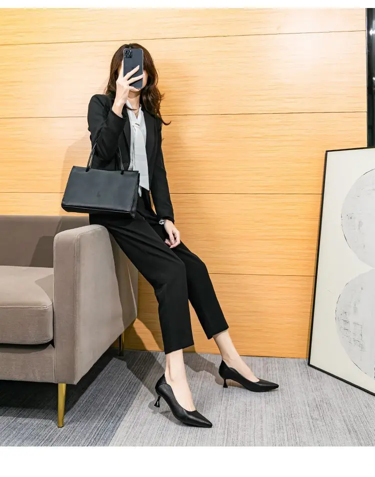 Women Pointed Toe Shallow Heel Jute Shoes Beige — feature 8