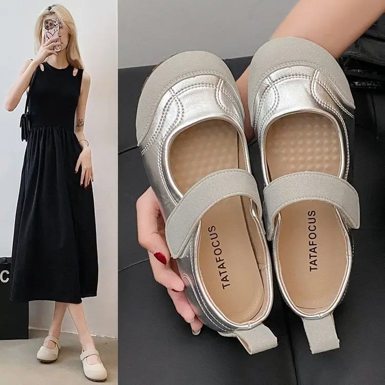 Women's Mary Jane Shoes White Soft Sole All Match 2025 - Image 4