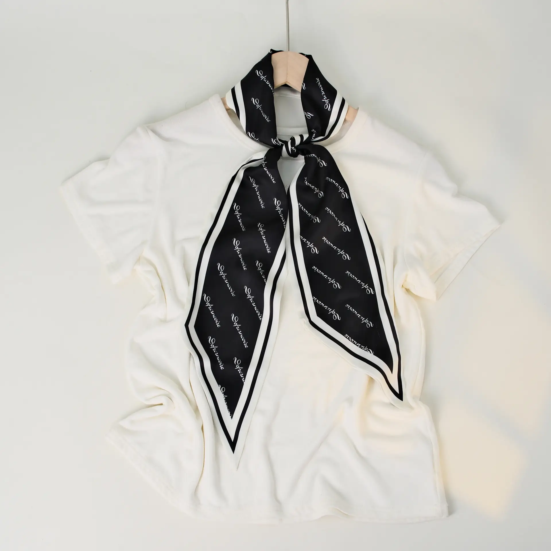 2025 Beveled Silk Scarf with Cashew Dot Design - Image 22