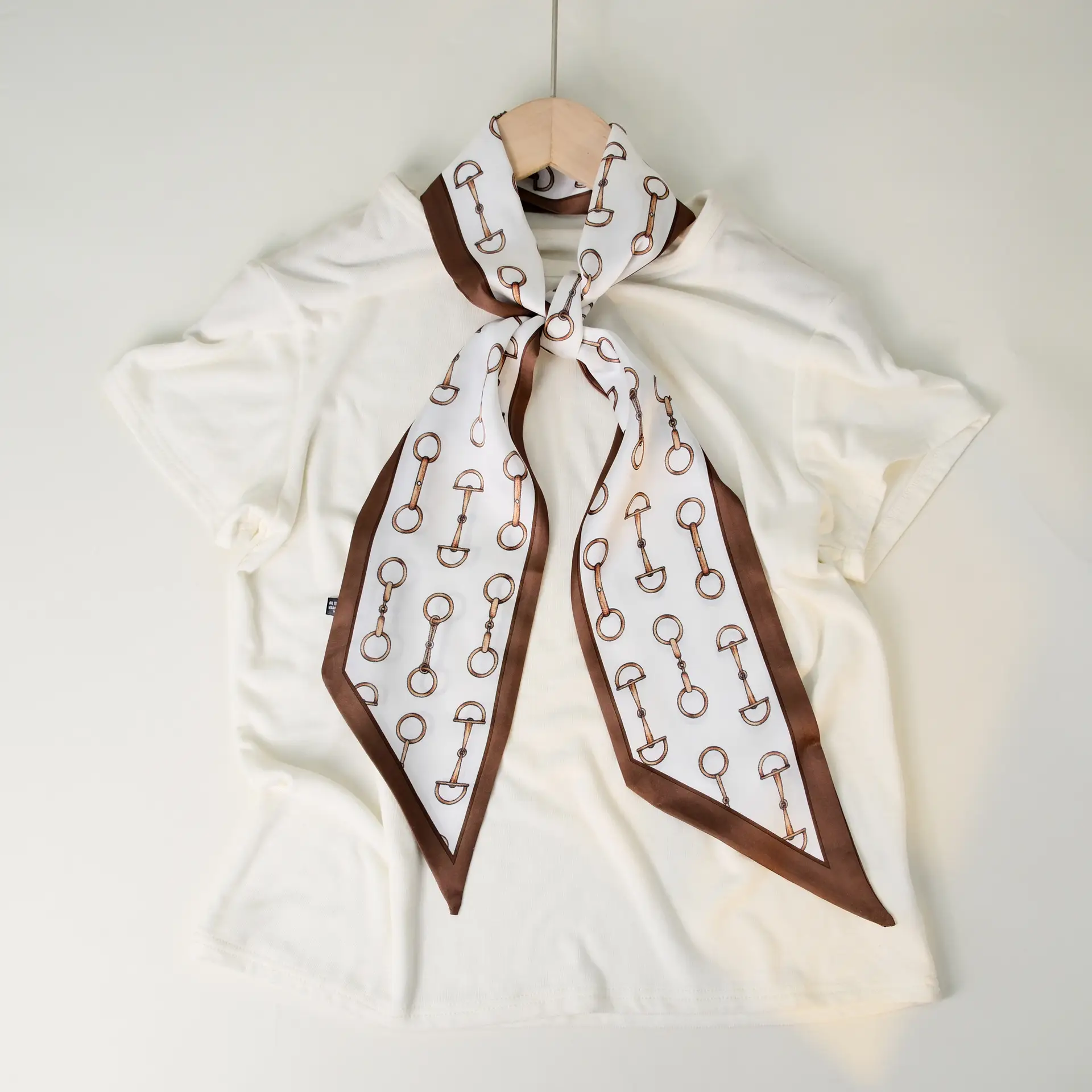 2025 Beveled Silk Scarf with Cashew Dot Design - Image 26