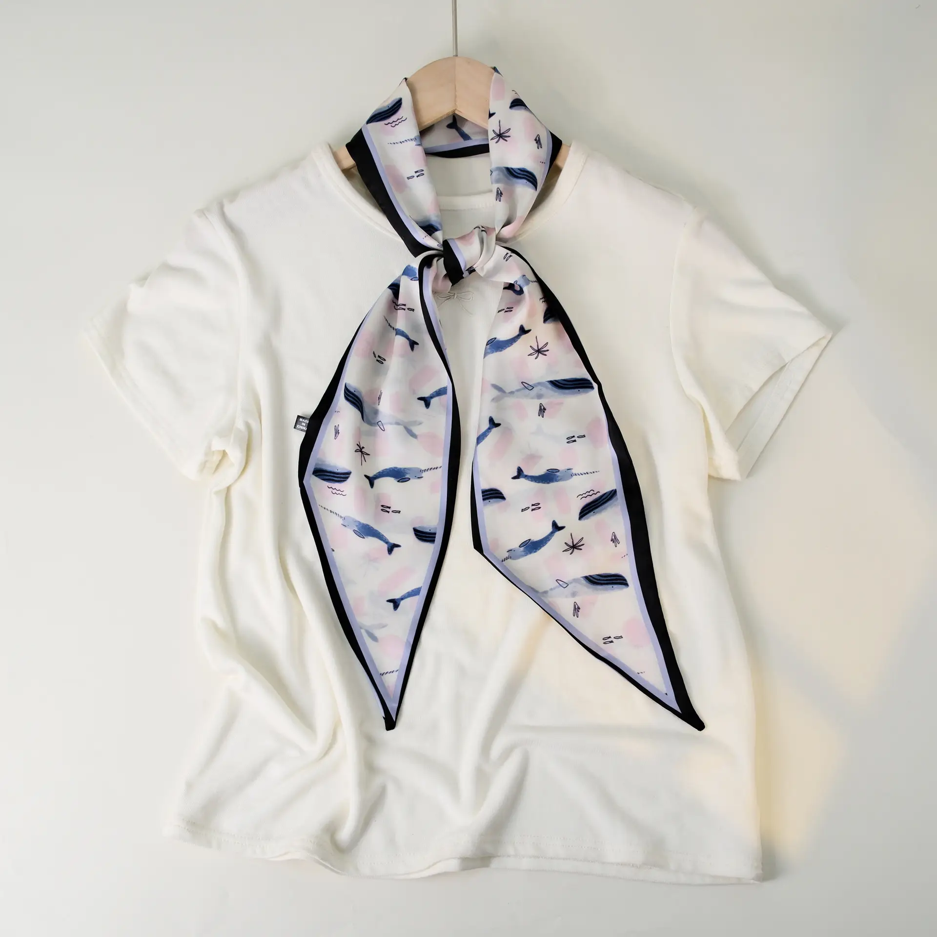 2025 Beveled Silk Scarf with Cashew Dot Design - Image 36