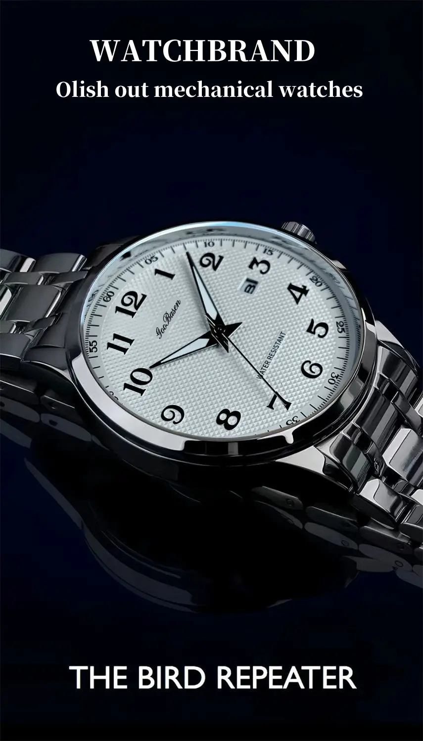 Men's Stainless Steel Quartz Watch with Analog Dial — feature 4