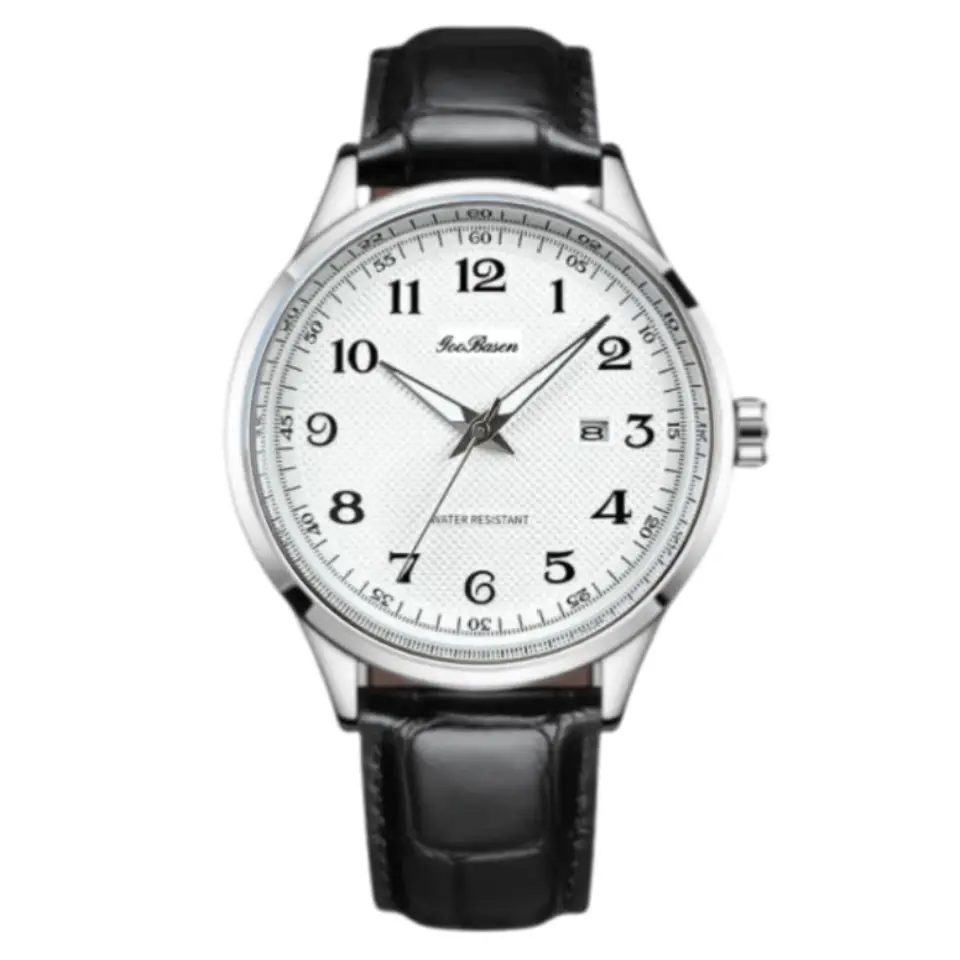 Men's Stainless Steel Quartz Watch with Analog Dial - Image 2