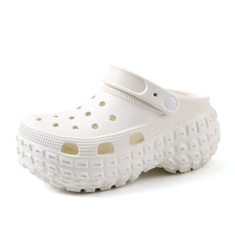 Baotou Women's Outer Wear Non-slip Breathable Deodorant Hole Shoes EVA Wear-resistant Tire Bottom Increased Beach Slippers for Couple - Image 11