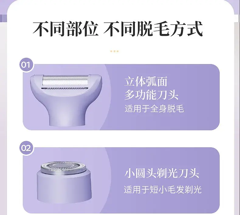 Electric Hair Trimmer with LCD Display for Women — feature 7