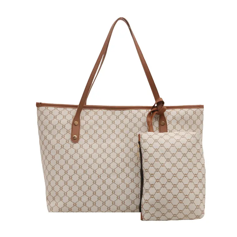 Women's 2-Piece Retro Plaid Shoulder Bag Set - Image 9