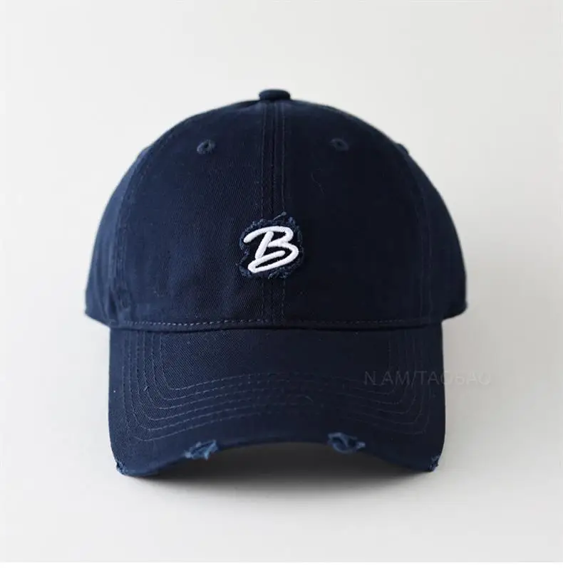 Women's Black Embroidered Baseball Cap with Logo — feature 3