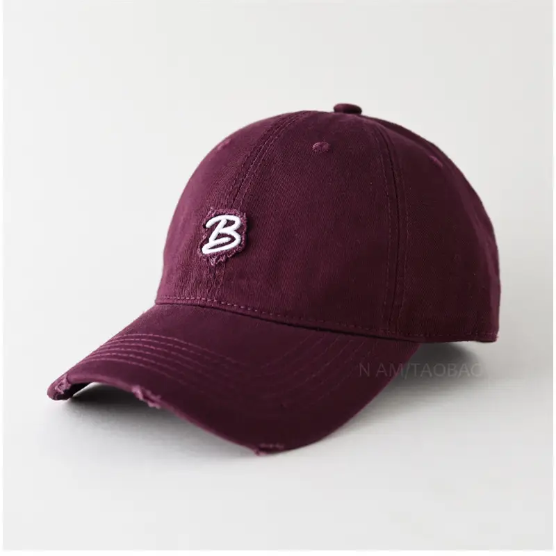 Women's Black Embroidered Baseball Cap with Logo - Image 4