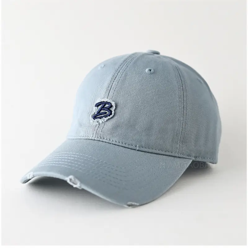 Women's Black Embroidered Baseball Cap with Logo - Image 8
