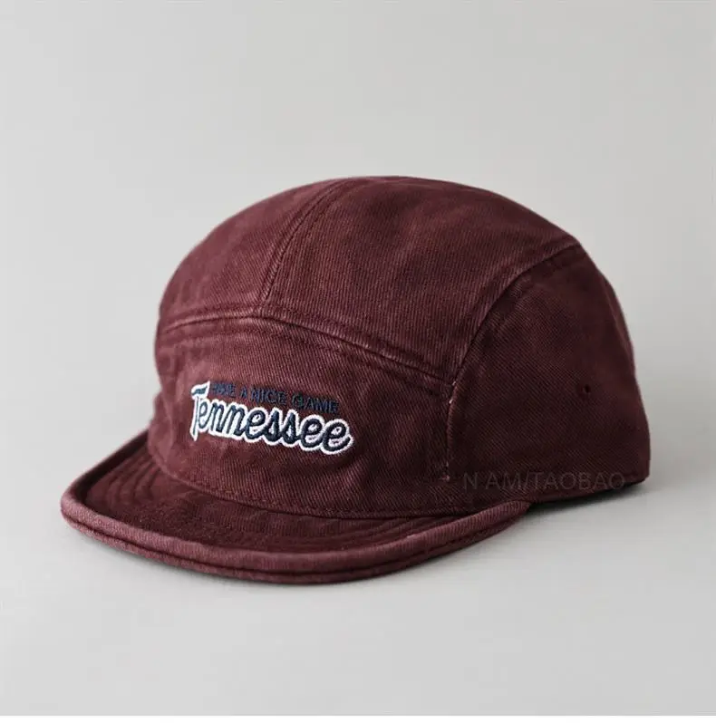 Tremese Embroidered Maroon Cap — feature 3
