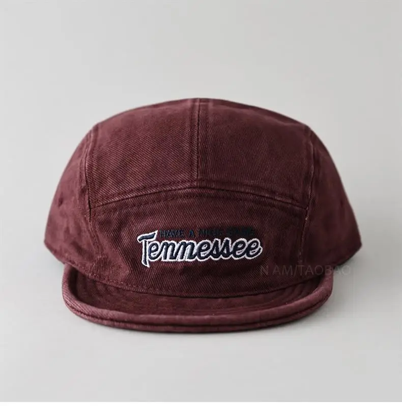 Tremese Embroidered Maroon Cap — feature 6