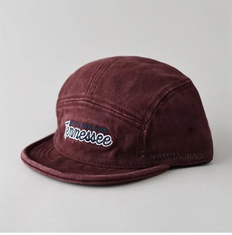 Tremese Embroidered Maroon Cap — feature 7