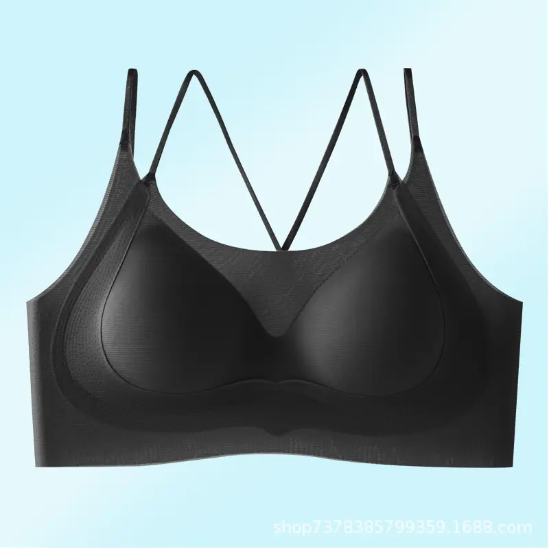 Ultra-thin Backless Bra for Women Summer Ice Silk