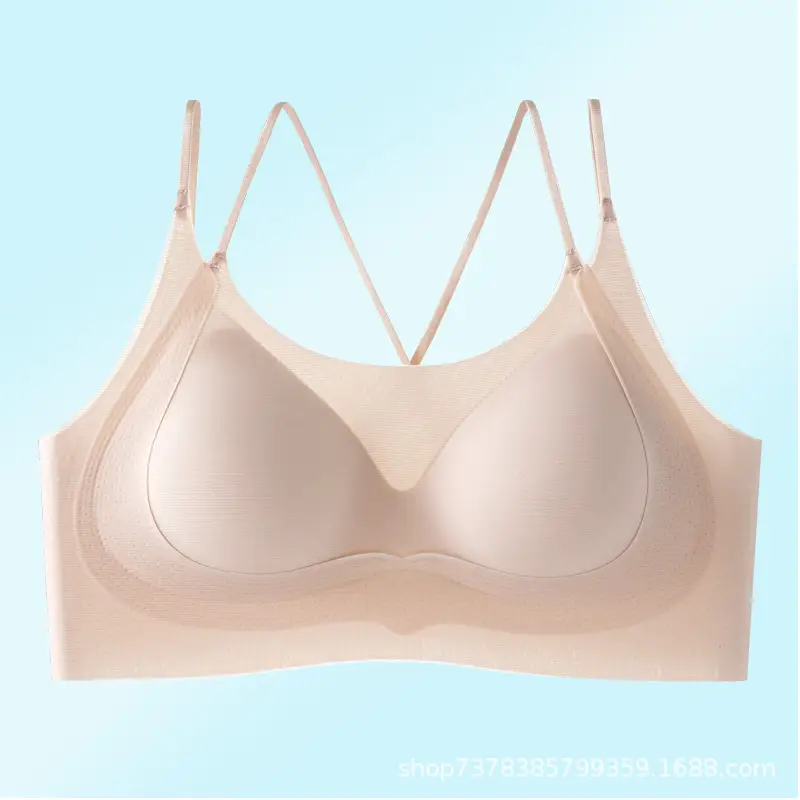 Ultra-thin Backless Bra for Women Summer Ice Silk - Image 3