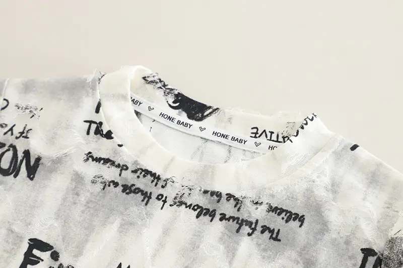 Boys 2025 Summer Rough Crewneck T-Shirt Suit 1-5Y โ feature 6