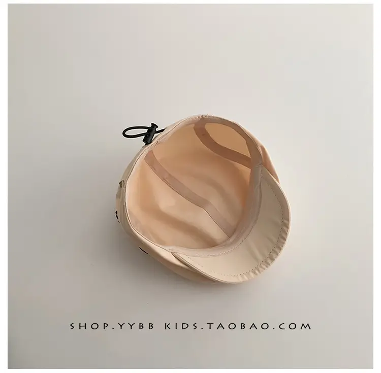 Brown Korean Letter Beret for Kids Sunshade Windproof — feature 12