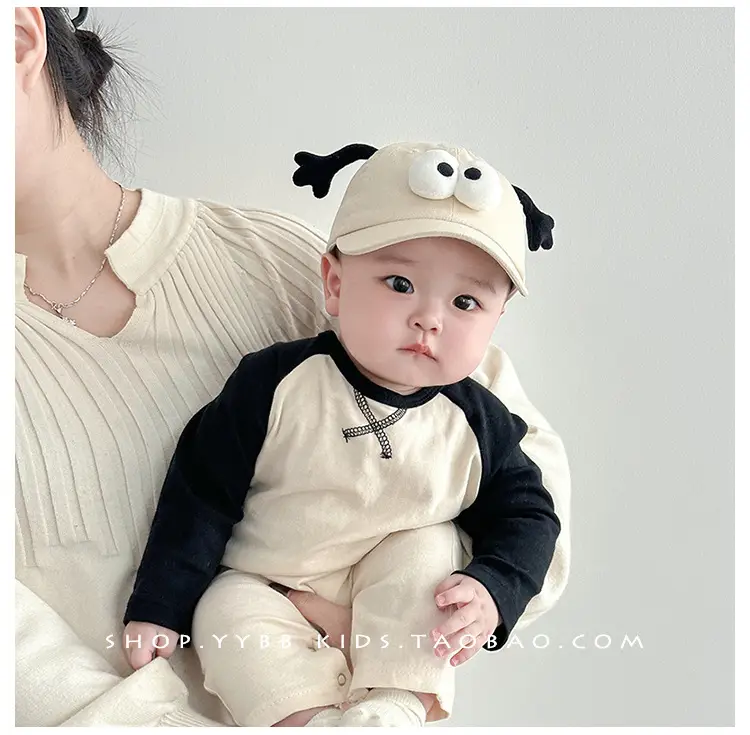 Pink Cute Baby Hat with Antennas and Eyes — feature 3
