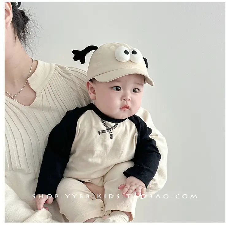 Pink Cute Baby Hat with Antennas and Eyes — feature 4