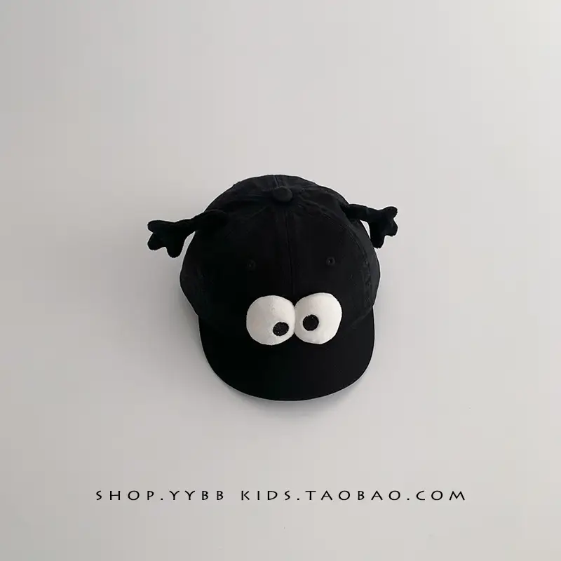 Pink Cute Baby Hat with Antennas and Eyes - Image 6