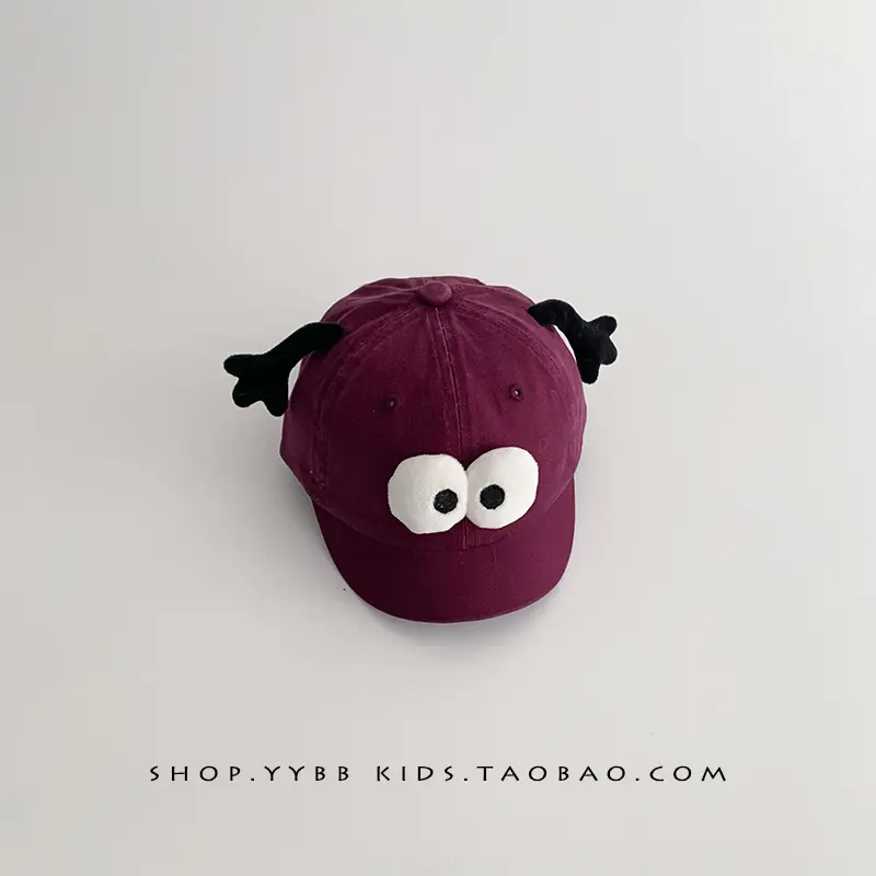 Pink Cute Baby Hat with Antennas and Eyes - Image 7