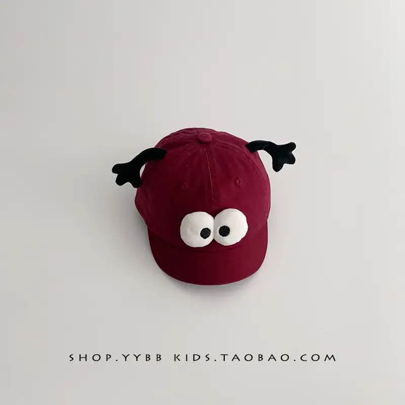 Pink Cute Baby Hat with Antennas and Eyes - Image 8