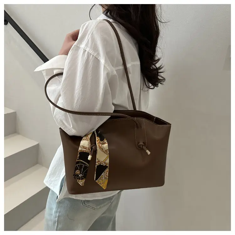 Korean Style Shoulder Tote Bag Beige 2025 — feature 12