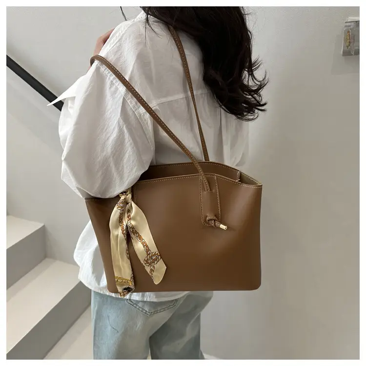 Korean Style Shoulder Tote Bag Beige 2025 — feature 14
