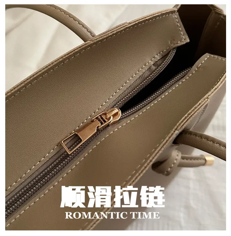 Korean Style Shoulder Tote Bag Beige 2025 — feature 3