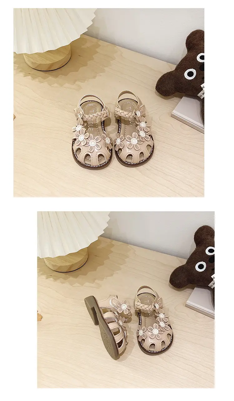 Baby Girl Sandals Summer New Soft Sole Children's Princess Shoes — feature 3