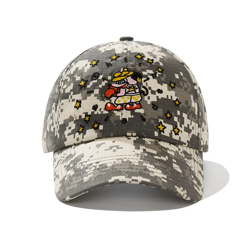 American Flag Pixel Cartoon Cap for Men Women - Image 4