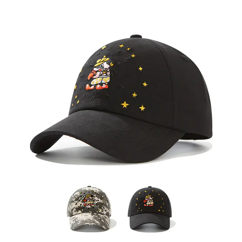 American Flag Pixel Cartoon Cap for Men Women - Image 6