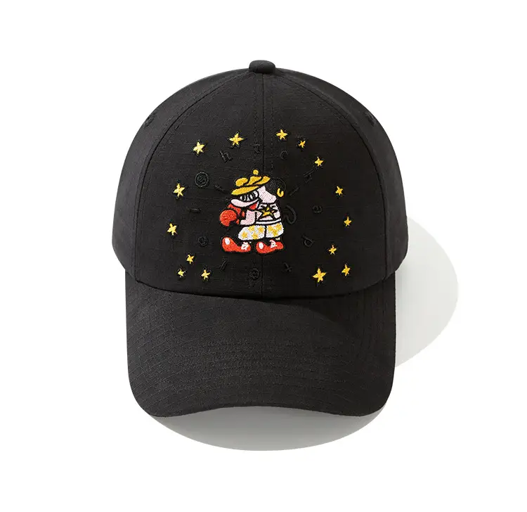 American Flag Pixel Cartoon Cap for Men Women - Image 2