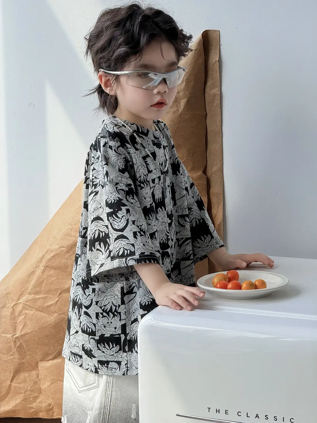 2025 Summer Boys Top Cartoon Printed Short Sleeve T-Shirt - Image 4