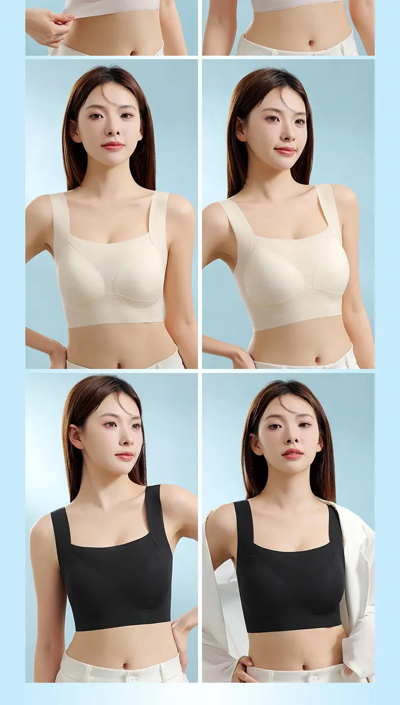 Traceless Litching Women's Fixed Cup Back Push-Up Bra — feature 20