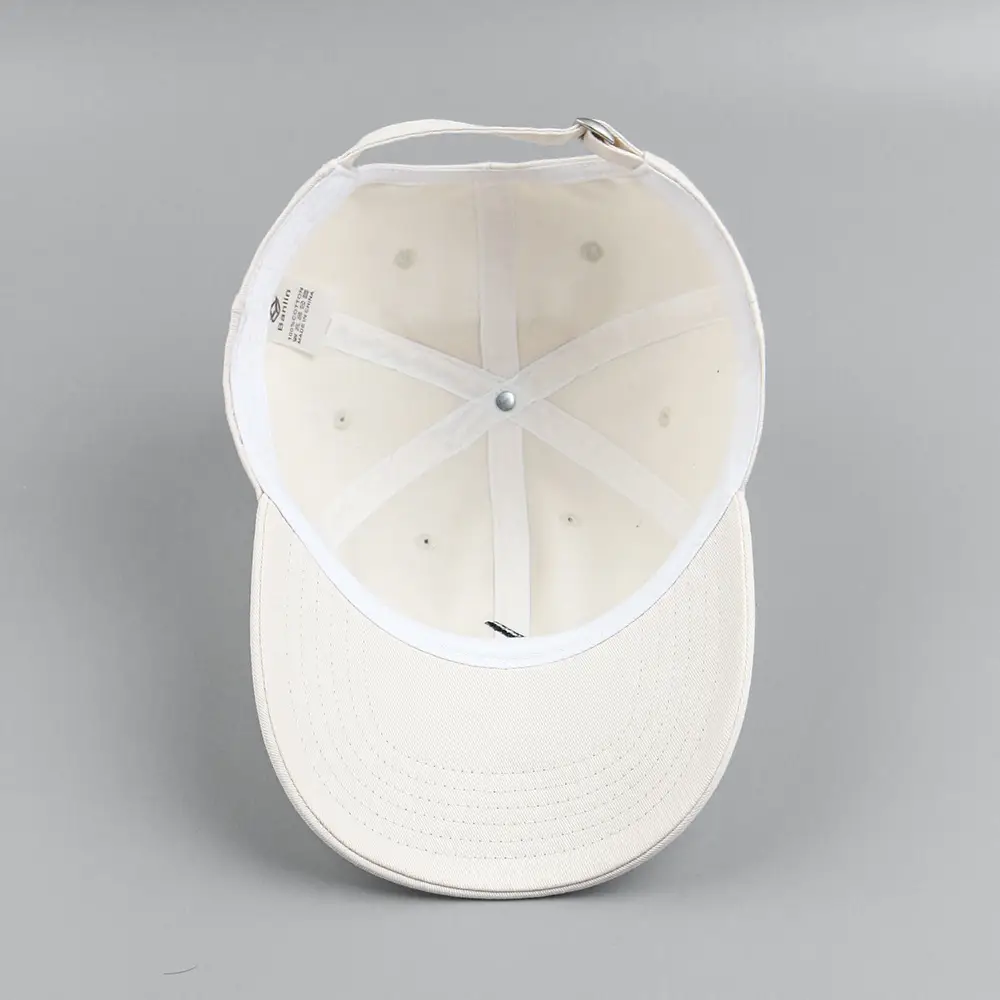 Women's White Embroidered Baseball Cap Spring New - Image 10