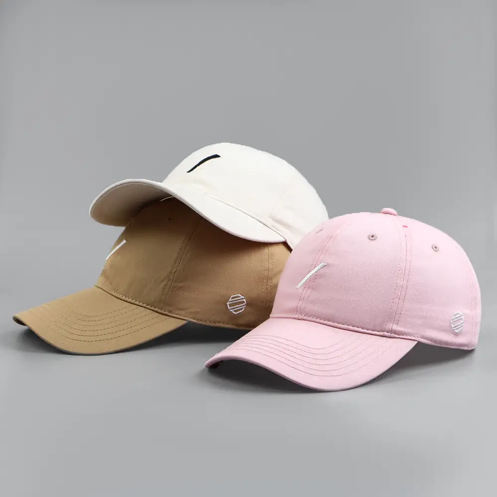 Women's White Embroidered Baseball Cap Spring New — feature 1